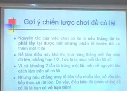 Nữ giảng viên gây xôn xao vì 'Gợi ý chiến lược chơi đề có lãi'