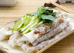 Bánh cuốn hành phi cho bữa sáng ngon miệng