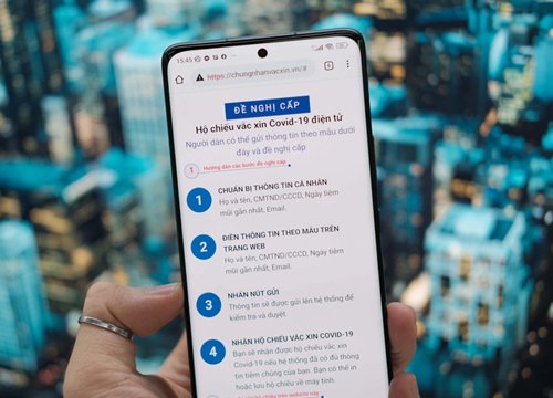 Cách đăng ký nhận hộ chiếu vaccine Covid-19 điện tử