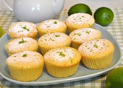 Cupcake chanh dừa xốp mịn chua thơm