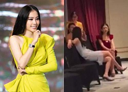 Nam Em gây sốc với dáng ngồi khó chấp nhận ở Miss World Vietnam 2022