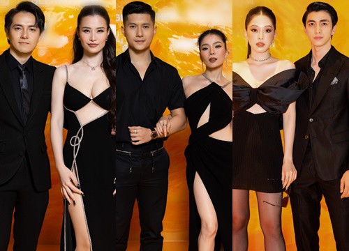 Cặp đôi Vbiz dự show thời trang: Lệ Quyên nắm tay bạn trai chằng rời