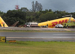 Costa Rica đóng cửa sân bay sau sự cố máy bay gãy đôi