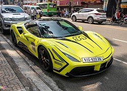 Ferrari 488 GTB làm mới theo phong cách xe đua tại TP.HCM