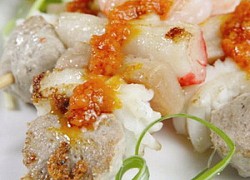 Hải sản nướng xiên