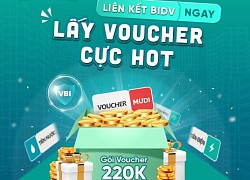 Nhận ngay ưu đãi 220.000 đồng khi liên kết tài khoản BIDV với ví VTC Pay