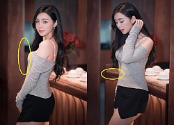 Quỳnh Kool lộ ảnh chỉnh sửa quá đà: Vạn vật méo mó bên cạnh mỹ nhân