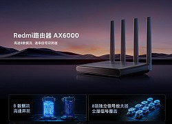 Router Redmi AX6000 ra mắt: tốc độ gấp đôi, giá 77 USD