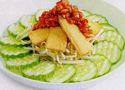 Salad đậu phụ sốt tương cay