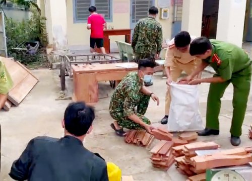 Bắt quả tang đối tượng vận chuyển đồ gỗ nhập lậu tại khu vực biên giới tỉnh An Giang