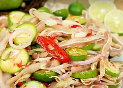 Cách làm tai heo trộn xoài cóc khiến cả nhà càng ăn càng mê