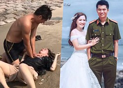 Chân dung người hùng lao ra biển động sóng dữ cứu nhóm người đi chơi lễ bị đuối nước