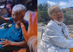 Cô gái tặng bà cụ vô gia cư ở Sài Gòn chuyến đi biển: Lời nhắn xúc động cuối hành trình