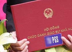 'Chốt' thời gian xét công nhận giáo sư, phó giáo sư năm 2022