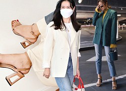 Hack dáng đỉnh như Son Ye Jin khi diện blazer + jeans: Dùng phụ kiện khoảng 300k vẫn chuẩn chỉnh style công sở