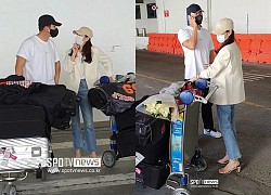 Hyun Bin và Son Ye Jin gặp sự cố ngay khi đáp xuống sân bay Mỹ, chị đẹp có hành động quan tâm chồng gây sốt MXH