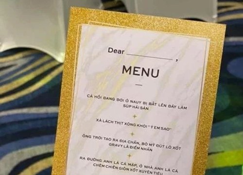 Lộ diện chiếc menu tiệc cưới đang gây bão nhất MXH: Cô dâu chú rể thử "chơi lớn" xem khách mời có trầm trồ?