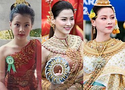 Nữ thần lễ phục Thái gọi tên Baifern (Chiếc Lá Bay): Bé đã xinh xỉu, lớn hóa nữ thần Songkran đẹp điên đảo 2 năm với bộ đồ tiền tỷ