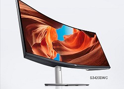 Ra mắt màn hình cong Dell S3423DWC, tần số quét 100Hz