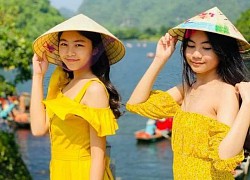 2 con gái Quyền Linh mặc đồ đôi: Chị như Hoa hậu, em chuẩn tiểu thư