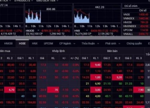 Áp lực bán gia tăng, chỉ số VN-Index giảm hơn 10 điểm