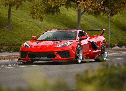 Chevrolet Corvette C8 hầm hố với bản độ thân rộng