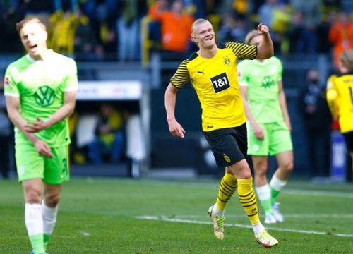 Haaland lập cú đúp trong chiến thắng 6-1 của Dortmund