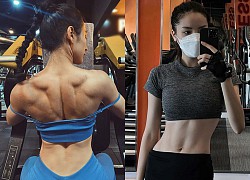 Hình ảnh trái ngược của Angela Phương Trinh và Kỳ Duyên khi "mê gym"