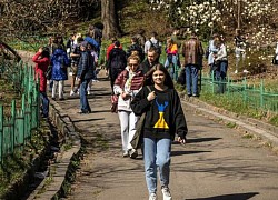 Một ngày xuân đầy nắng ở Kyiv