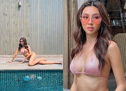 Khung ảnh hot nhất tối nay gọi tên Thùy Tiên: Sexy hết nấc với bikini sặc sỡ, vòng 1 "tràn viền" khiến dân tình đỏ mặt