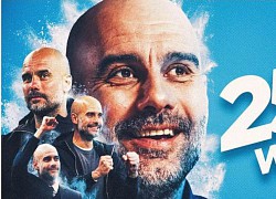 Pep Guardiola đạt 250 trận thắng với Man City, nhắn Klopp ấn tượng