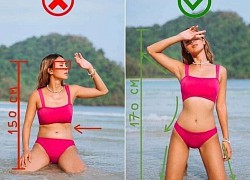 Mách nàng cách tạo dáng chụp ảnh với bikini khi mùa 'biển gọi' đang đến rất gần