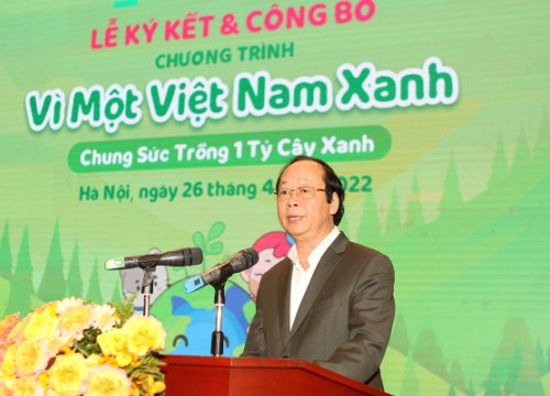 Bộ Tài nguyên và Môi trường 'chung sức trồng 1 tỷ cây xanh'