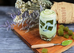 Cách làm matcha latte thạch trà xanh mát lạnh