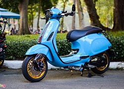 Chi tiết Vespa Sprint với gói độ lạ mắt