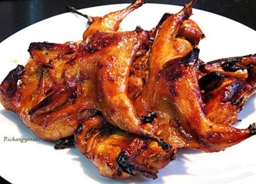 Chim cút nướng sốt teriyaki