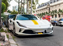 Ferrari F8 Spider được làm mới ngoại thất tại TP.HCM