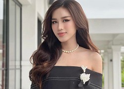 Hoa hậu Đỗ Thị Hà khoe vai trần quyến rũ trong loạt ảnh mới