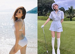 MC Thanh Thanh Huyền &#8220;khen&#8221; chân dài chơi golf phải dậy sớm, chịu nắng để săn đại gia &#8211; Netizen réo tên Hiền Hồ