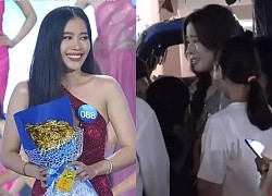 Rộ clip Nam Em khóc nức nở sau đêm Chung khảo Miss World, nguyên do vì phần thi gây tranh cãi?