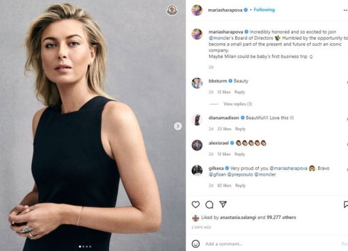 Sharapova báo thêm tin vui, mỹ nhân Spiranac tái mặt vì lộ ảnh nhạy cảm