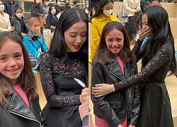 Fan nhí khóc suốt 15 phút khi gặp Jisoo (BlackPink)