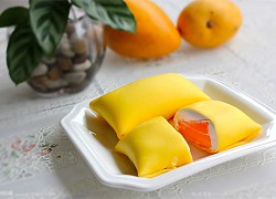 Cách làm bánh crepe xoài ăn hoài không ngán