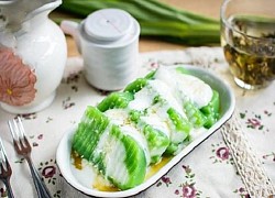 Cách làm bánh đúc ngọt lá dứa cốt dừa ngon lạ miệng tại nhà