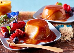 Cách làm pudding bằng bột pha sẵn vị trứng, trà xanh