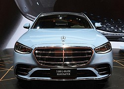 Chiêm ngưỡng Mercedes-Benz S500L với màu sơn xanh China Blue giống Mercedes-AMG G63