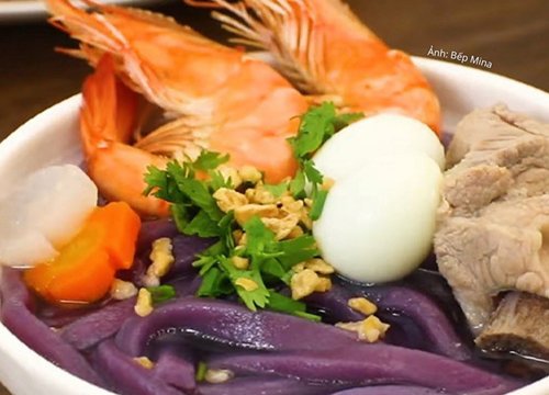 Trưa nay ăn gì: Bánh canh khoai lang, món ăn thanh mát cho ngày đầu tuần