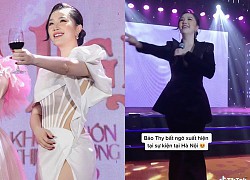 Hậu tuyên bố không giải nghệ, Bảo Thy diện đồ cắt xẻ tái xuất showbiz