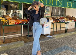 Tham khảo 11 cách diện quần jeans ống đứng xuyên mùa hè của quý cô người Pháp