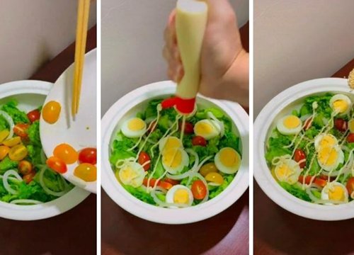 Hướng dẫn làm món salad dầu giấm thơm ngon bổ dưỡng dễ làm tại nhà